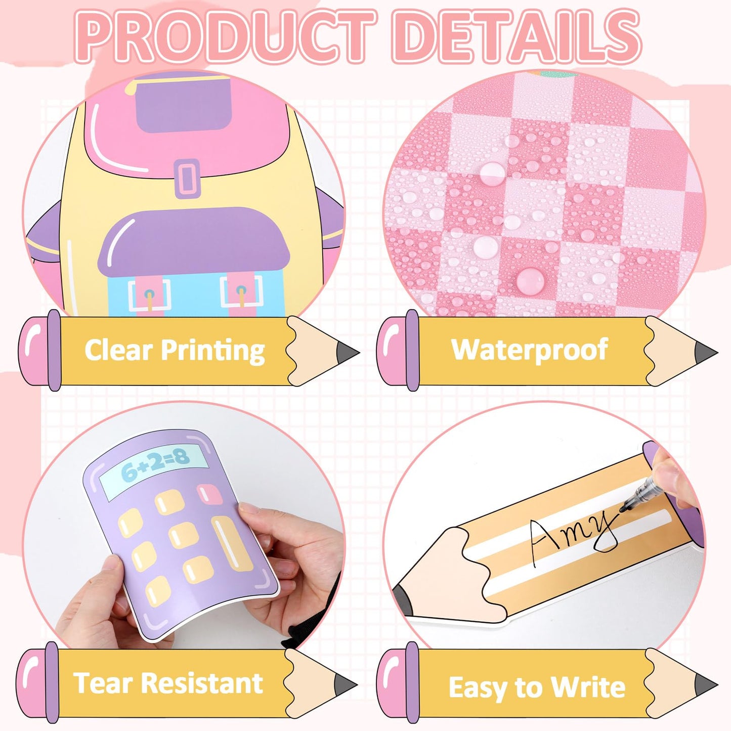 This is Your Year Bulletin Board Set Composition Notebook Classroom Decoration Inspirational Positive Affirmation Cutouts Welcome Back to School Bulletin Board for Office Chalkboard Wall Supplies