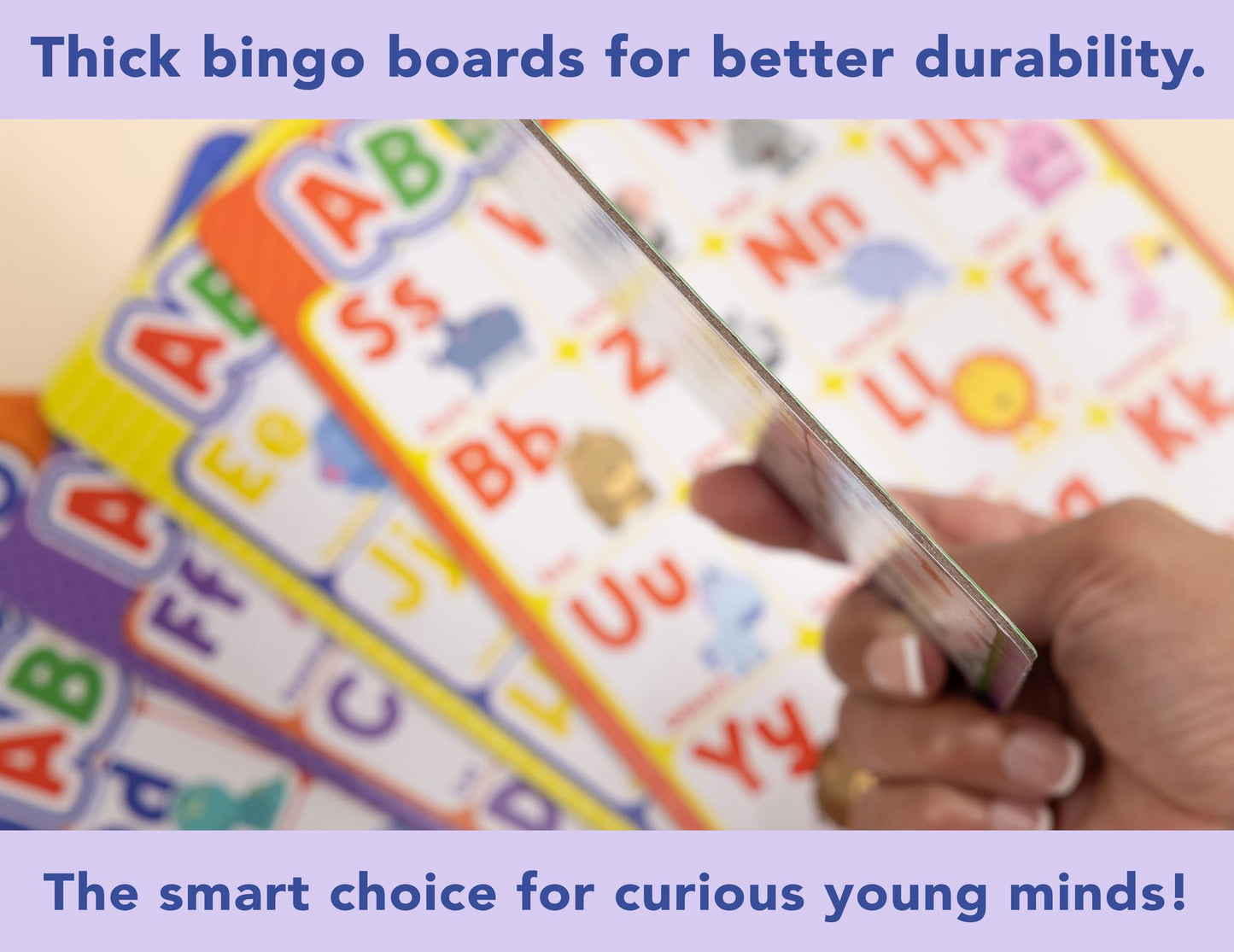 Party Hearty Alphabet and Number, ABC and 123 Bingo Board Game for Kindergarten and Preschool Kids Learn to Read Fun 2 Versions for Ages 4 and Up (Animal Edition)