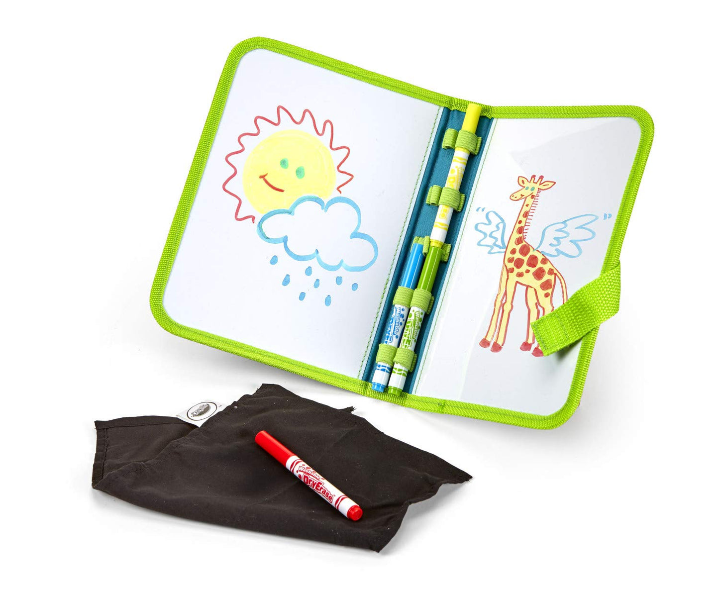 Crayola Washable Dry Erase Travel Pack, Whiteboard for Kids, Ages 4, 5, 6, 7