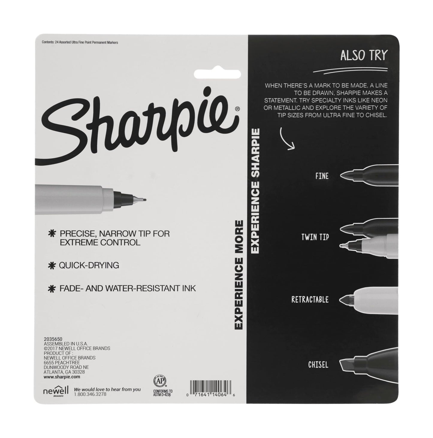 Sharpie Permanent Markers, Ultra Fine Point, Cosmic Color, Limited Edition, 24 Count