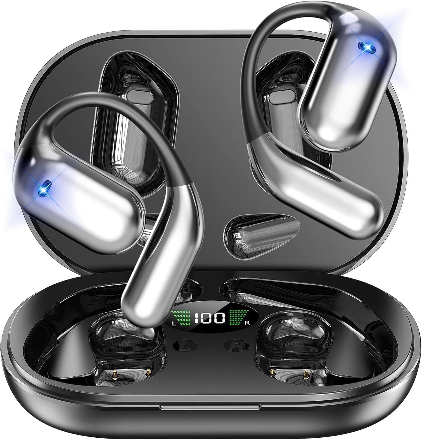 AI Language Translation Earbuds, Wireless Earbuds Translator Real Time 144 Languages 3-in-1 Translator Ear Buds 5.4 Bluetooth Headphones Two-Way Translating Device fit iOS and Android