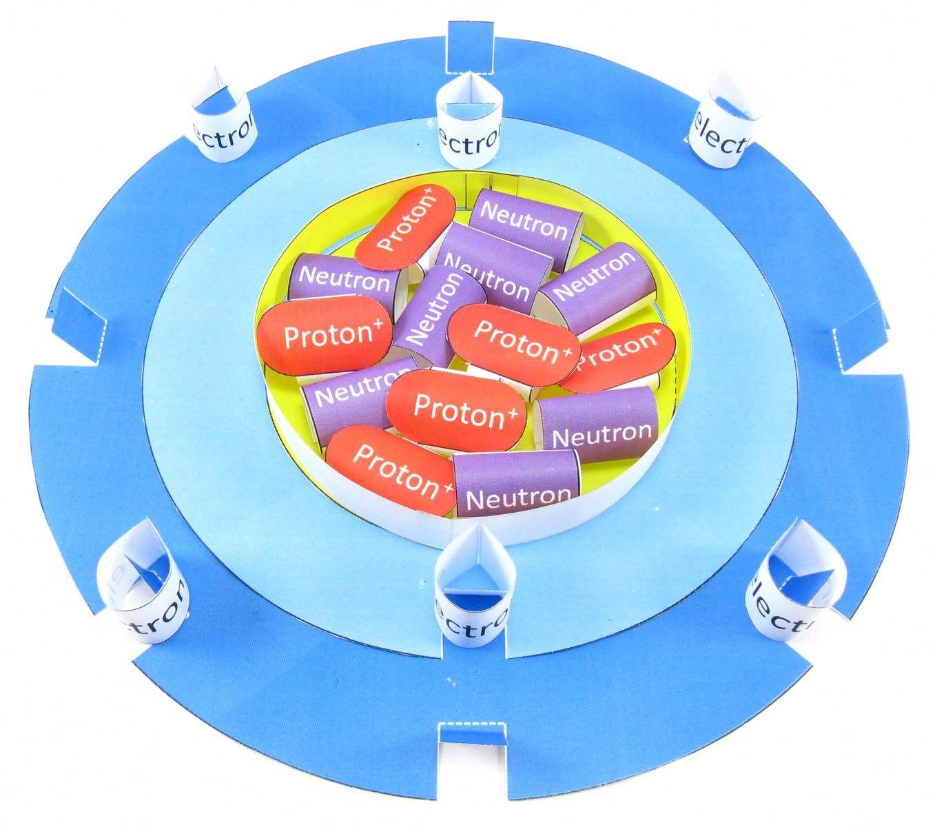 NewPath Structure of an Atom 3-D Paper Model Making Kit - Individual Student Edition (24-7910)
