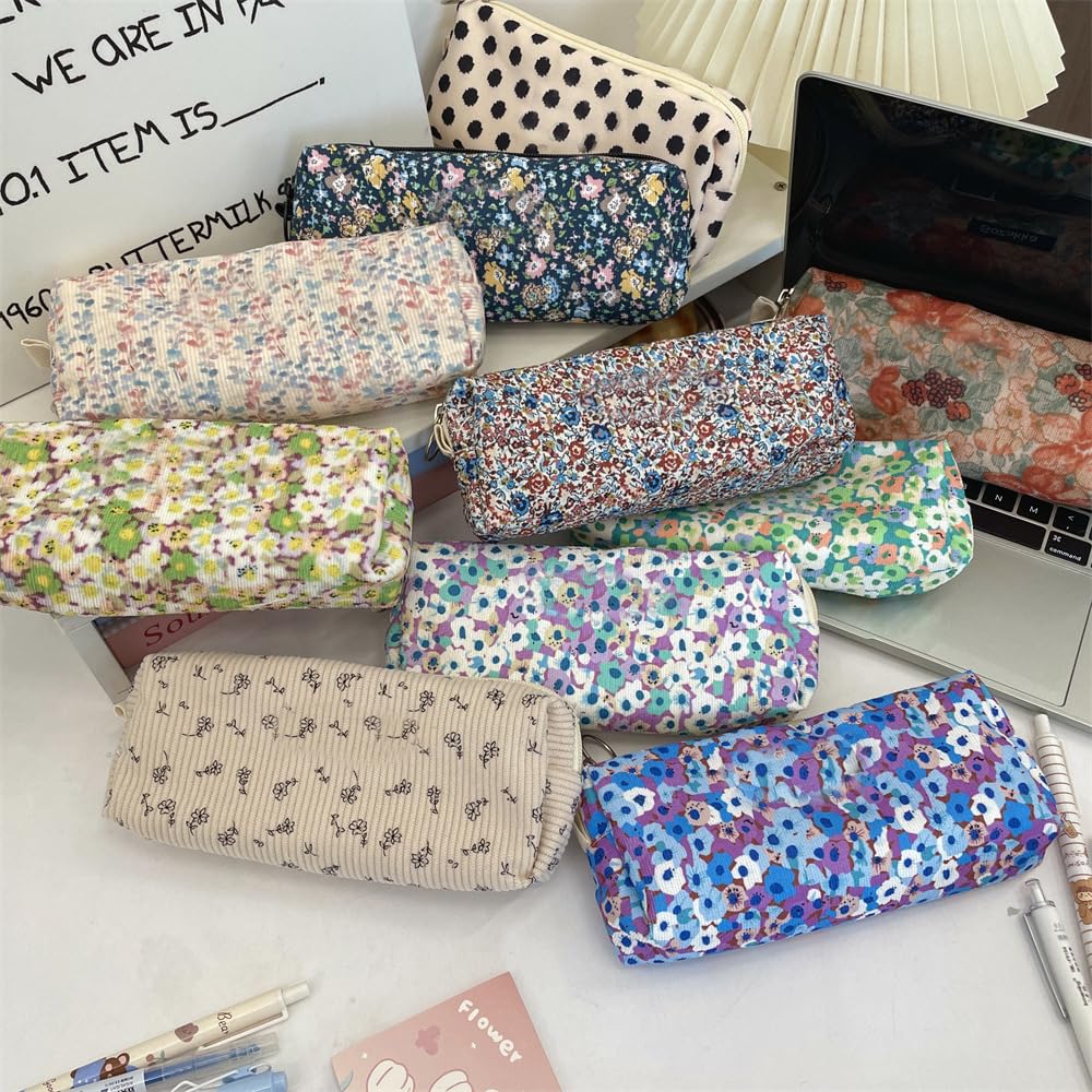 OZAOZ Cute Pencil Case Aesthetic Student Pencil Pouch Coin Pen Pouch Cosmetic Bag Office Stationery Organizer For Kids Teen School (Y)