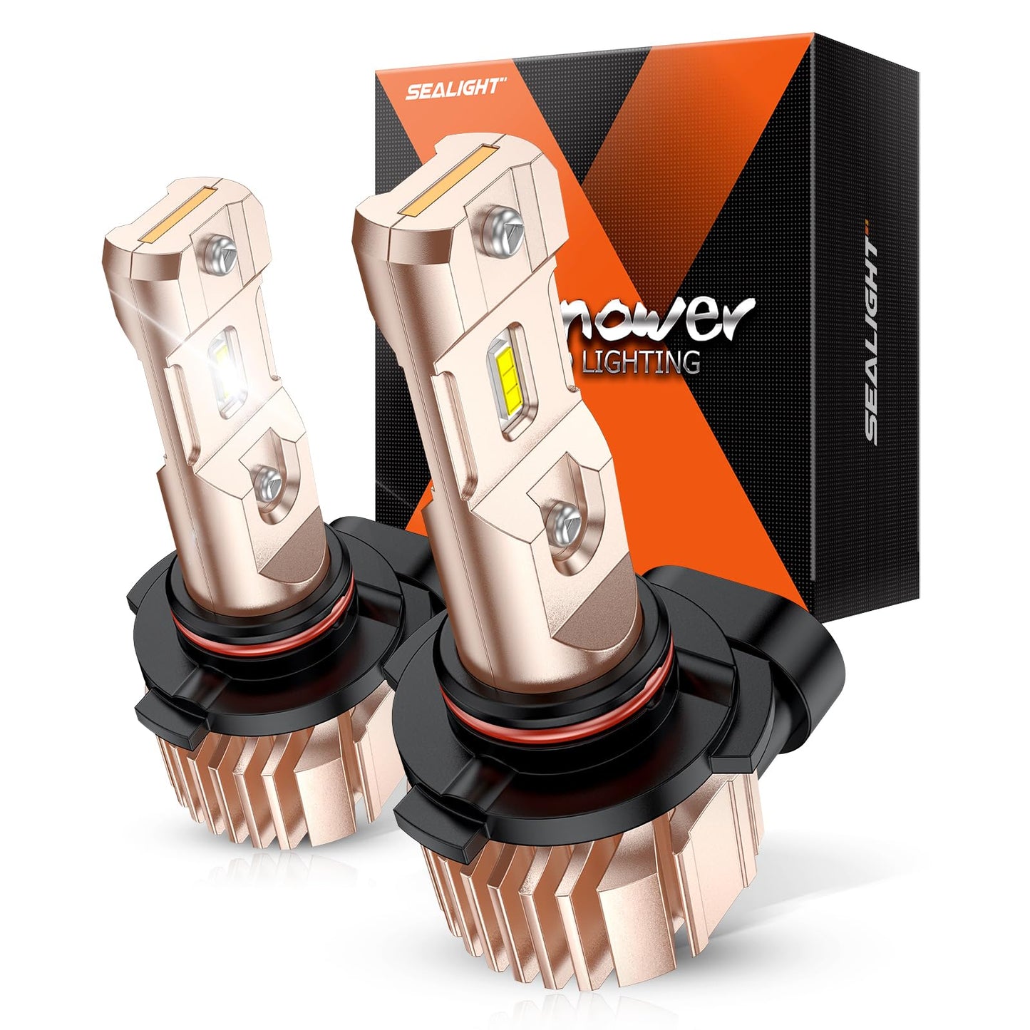 SEALIGHT H10 9145 LED Fog Light Bulbs, 14000LM Brightness, Pack of 2, XF3A H10, White