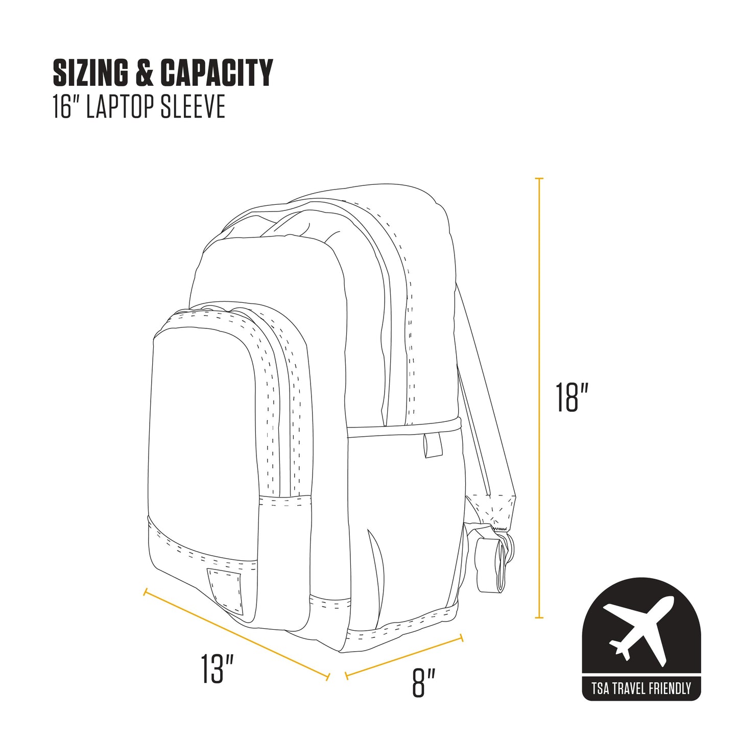 Carhartt 25L Classic Laptop Backpack, Durable Water-Resistant Pack W/ 16" Laptop Sleeve and Multiple Organizational Compartments, Black