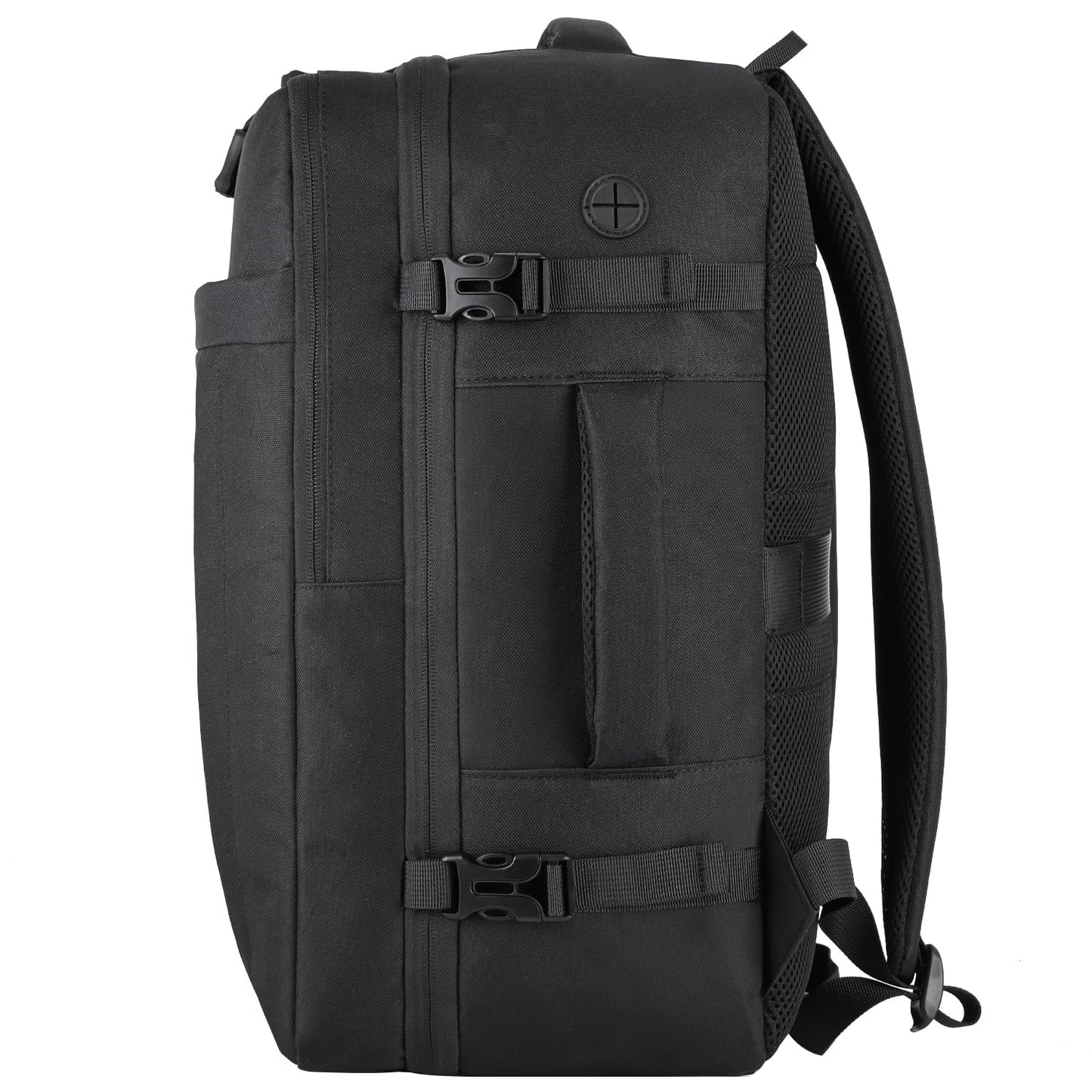 HILOMON Black Travel Backpack for Men Women, TSA Approved Personal Item Size 18x14x8 Under Seat Backpack for Airplanes 15.6inch Laptop 30L Luggage Carry On Bag