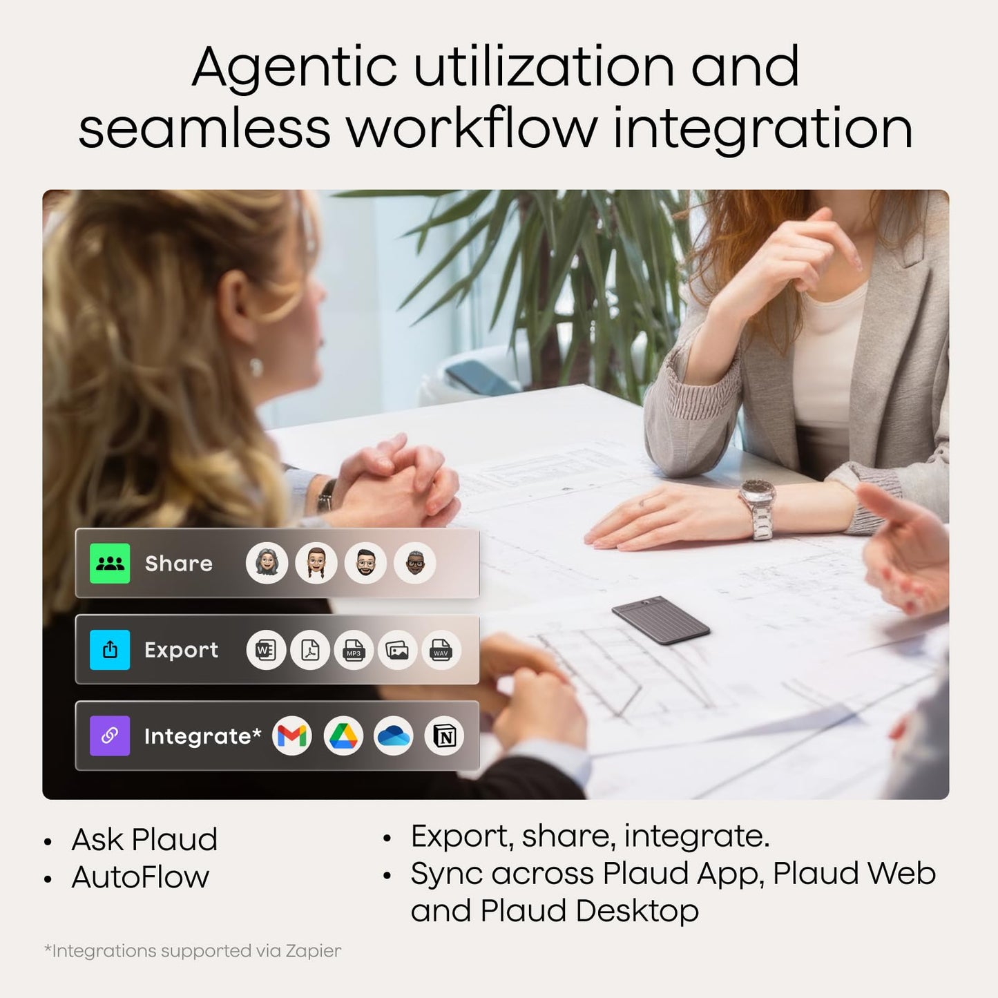 Plaud Note AI Voice Recorder, Note Taker w/Case, App Control, Transcribe & Summarize with AI, Support 112 Languages, for Meetings, Calls, Lectures, Professionals, Teams, Starlight, Non-Pro Version