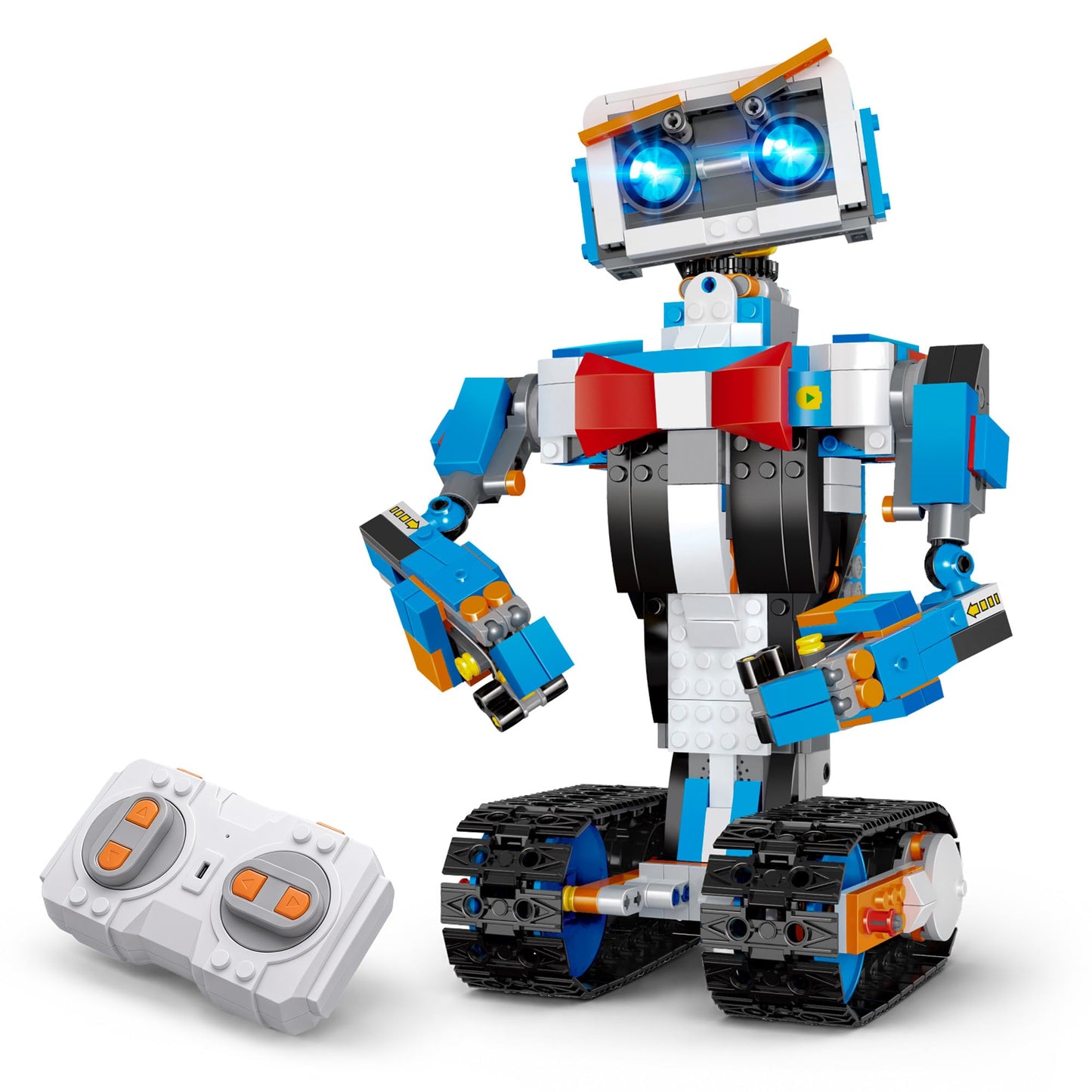 okk Robot Building Toys for Boys, STEM Projects for Kids Ages 6-12, Remote & APP Controlled Engineering Learning Educational Coding DIY Building Kit Rechargeable Robot Toy Gifts for Girls