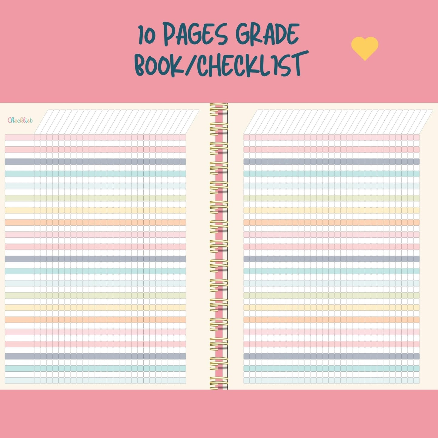 Undated Teacher Planner 8.5 x 11-12 Months & 52 Weeks | Colorful Bookshelves Cover | Monthly & Weekly Lesson Plan Book with Stickers, Storage Pocket & Snap-In Bookmark | Classroom Organizer