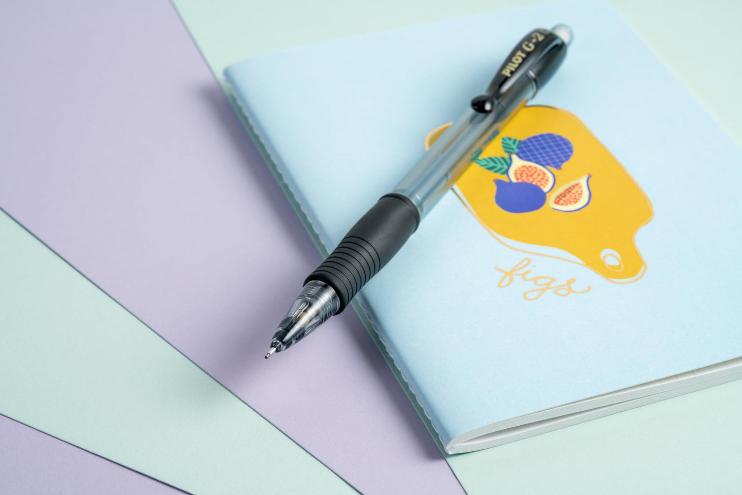 Pilot G2 0.7 Mechanical Pencils with Erasers, 0.7mm HB Lead, Black Accents, Mechanical Pencils Bulk Pack of 12