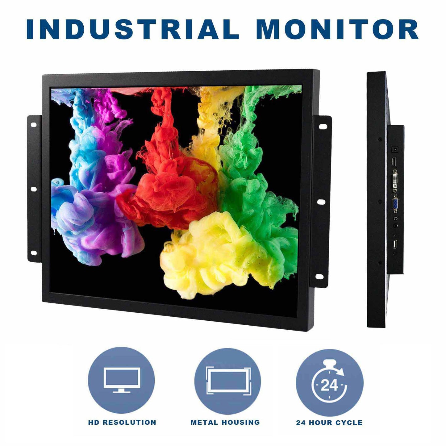 VSDISPLAY 17 Inch 1280x1024 LCD Touchscreen Monitor with VGA DVI Interface 4:3 Industrial Display Used for Outdoor High Brightness