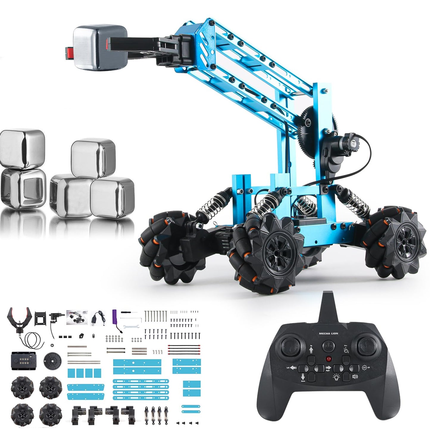 VANLINNY Robot Arm,STEM Project for Boys Age 8-12,Robotic Kit for Aged 12-16,Educational Science Kits for Kids,Building Experiment Robotics Set Project Gifts for 8 9 10 11 12 Years Old Teens.