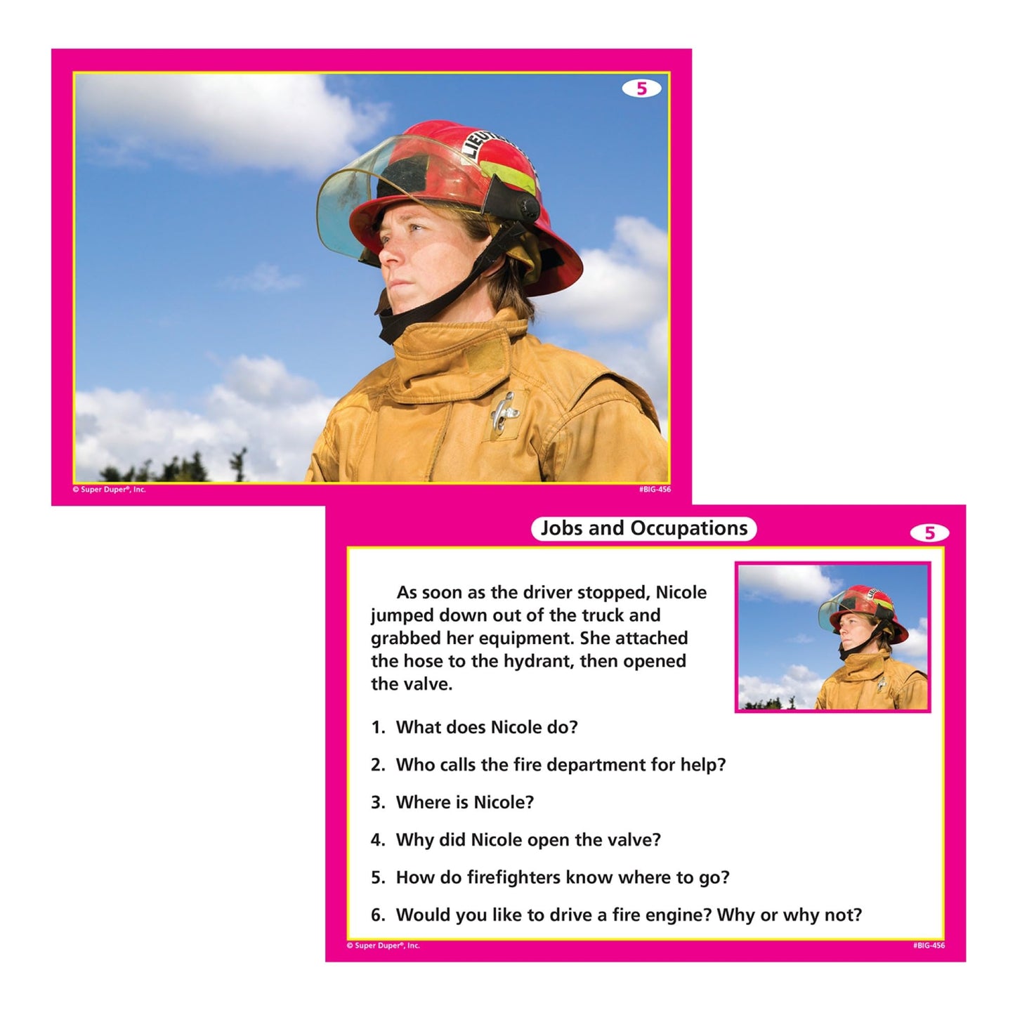 Super Duper Publications | Inferencing Big Photo Set 2 Flash Cards | Problem Solving, Reasoning and Critical Thinking Skills Fun Deck | Educational Learning Materials for Children