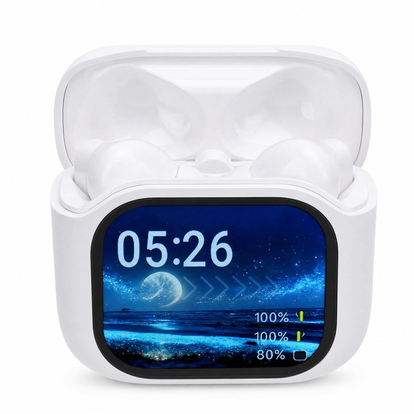 Jiawu Translation Earbuds, 137 Languages 3-in-1 Translation Earphone, Noise Reduction Real Time Language Translator Earbuds Fit for Translation, Music Playback and Calls