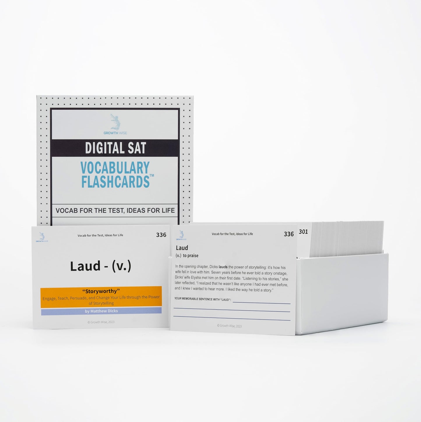 SAT/ACT Vocabulary Flash Cards Box #2 by Growth Wise
