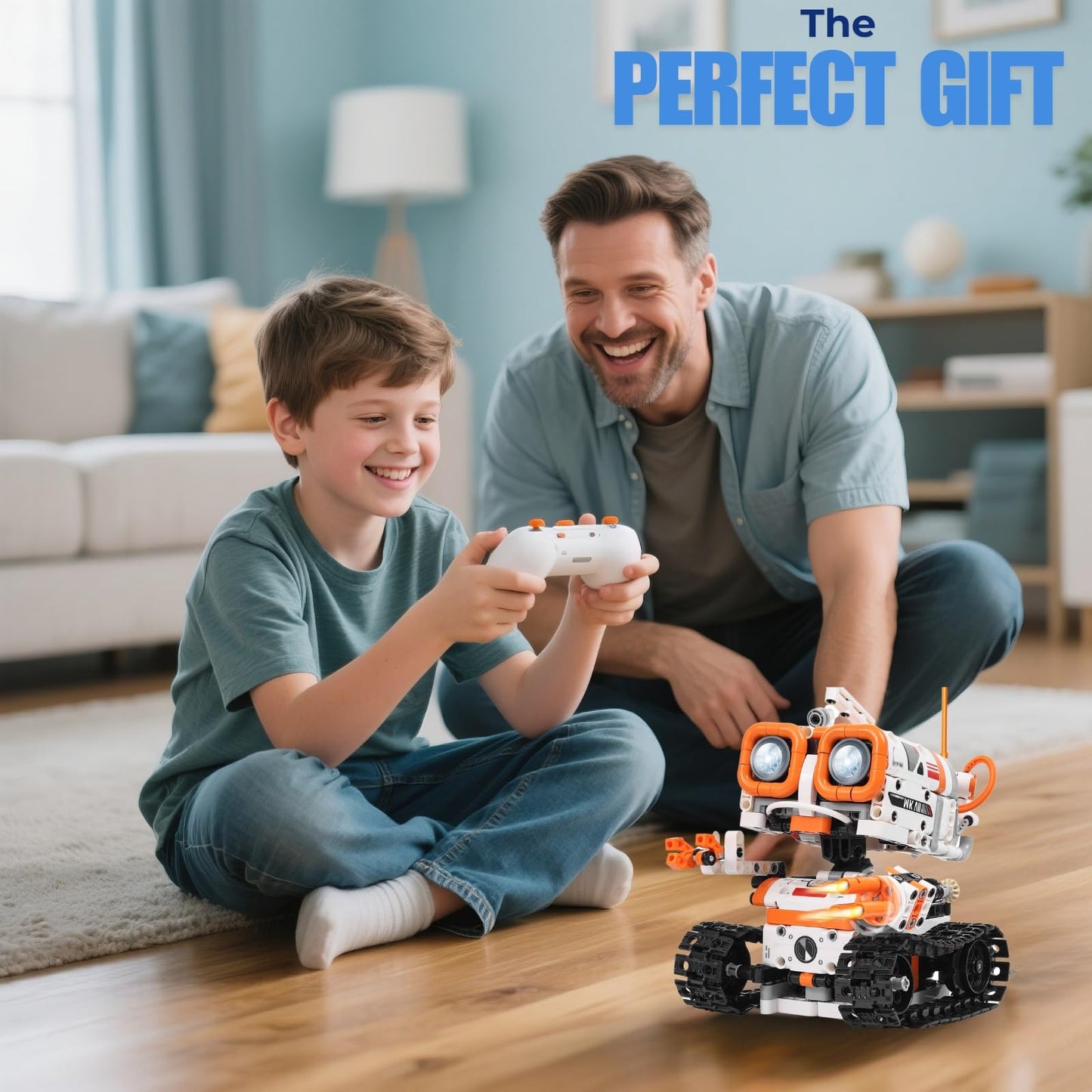 PIVONAX STEM Robotics Kit for Kids Ages 6+, 5-in-1 Remote/APP Control Coding Robot, Educational Engineering Building Toys with Programming, Science Projects Great Gift for Boys & Teens