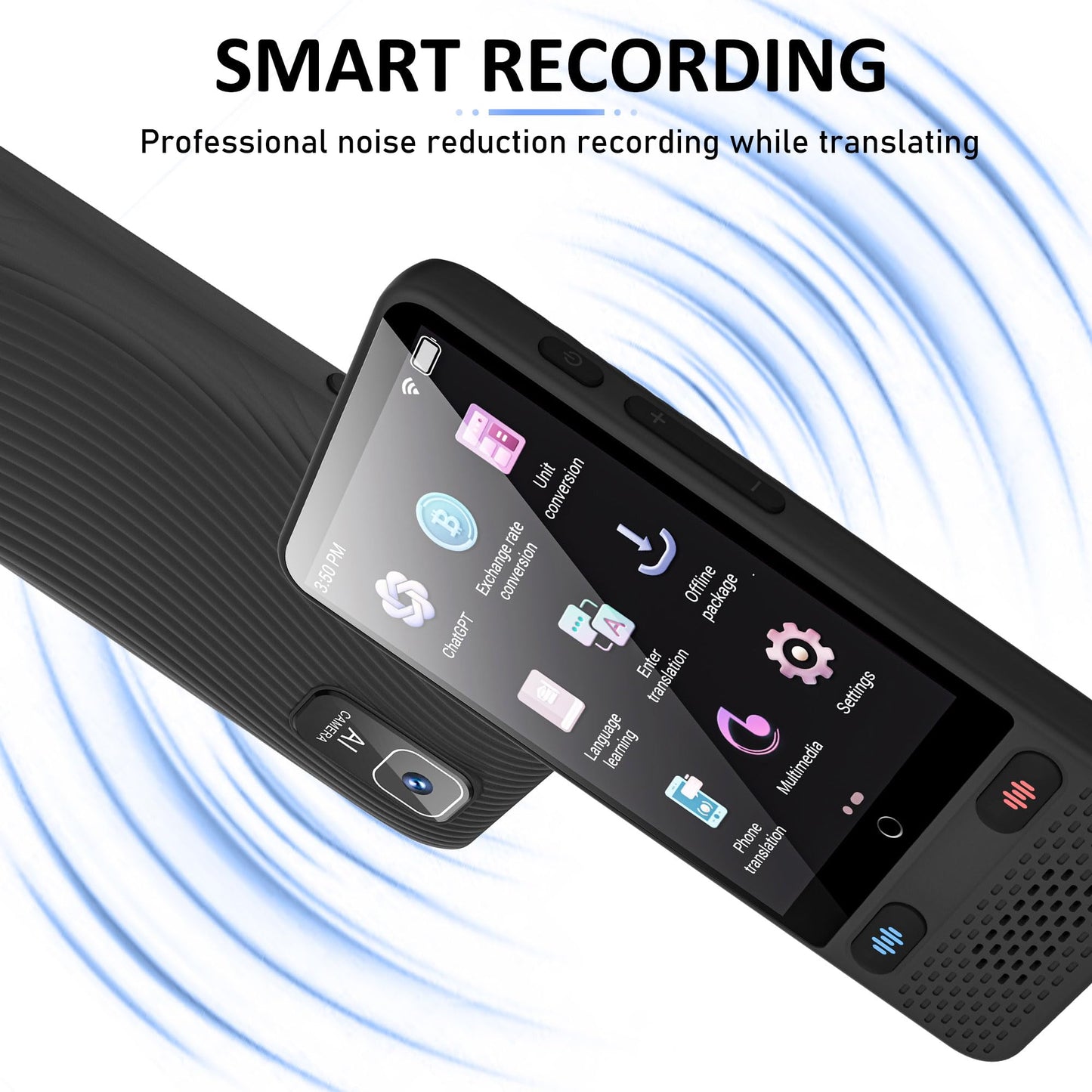Language Translator Device,2024 Latest Two-Way Language Translator in 138 Languages, Online/Offline/AI/Voice/Photo Translation, Standy 240H, Portable Instant Translator for Business,Study & Travel
