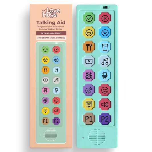 AAC Communication Device Autism Speech Therapy Tools. Non Verbal Communication Devices for Kids & Adults. Programmable Autism Aide. Alternative to PECS Cards. Nonverbal Special Needs Must Haves