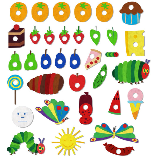 Ai fsem Very Hungry Caterpillar Felt Board Story Sets Preschool Learning Activities Toddler Storytelling Interactive Toys Flannel Board Felt Toys
