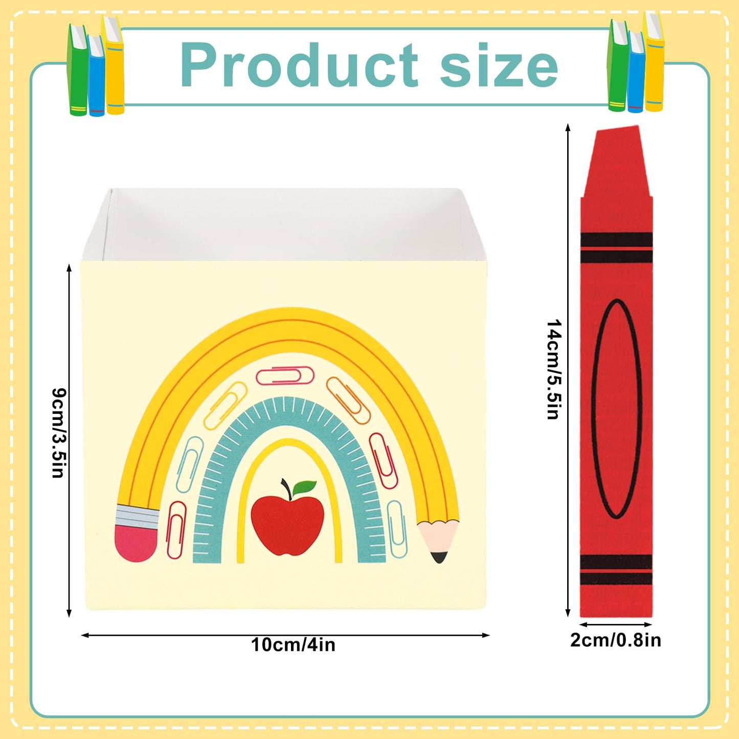 Whaline 101 Pcs Back to School Name Sticks with Carton Crayon Ruler Pencil Talking Flip Name Sticks Teacher Student Grouping Tally for Classroom Educational Learning Activities Supplies