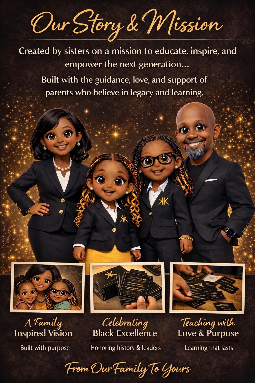 Kolorful Kultures American History Flash/Trivia Cards - Black Leaders, Vol. 1 - Educational Flashcards for Learning