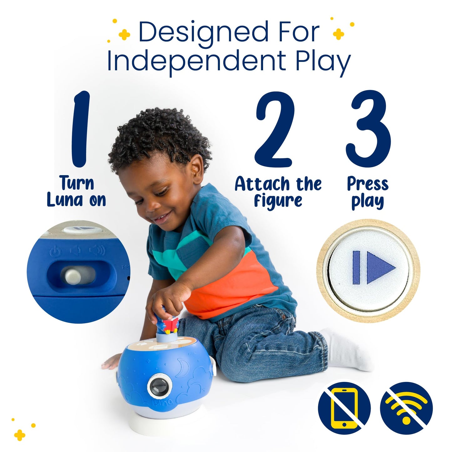 Kids Book Projector - 5 John Deere Tractor and 5 Classic Read-Aloud Stories, 10 Songs & Night Light & Soothing Dream Music | Children Ages 3+ Storytime Projector | Toys, Owl & John Deere Tractor