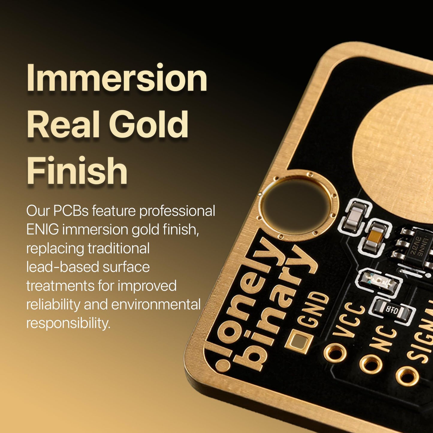 Lonely Binary 46-Piece Sensor Module Kit for Arduino, ESP32, Raspberry Pi Pico - Gold Edition with OLED, LED Matrix, 7-Segment Display, Lead-Free ENIG | STEM Learning DIY Starter Kit with Tutorials