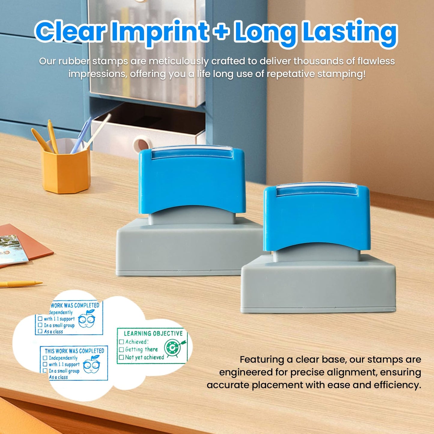 Special Accommodations Stamp for Teachers Classroom SPED Self Inking Stamp, Back to School Teacher Stamps Set Teacher Dormitory Supplies Teacher Must Haves Supplies Rubber Stamp