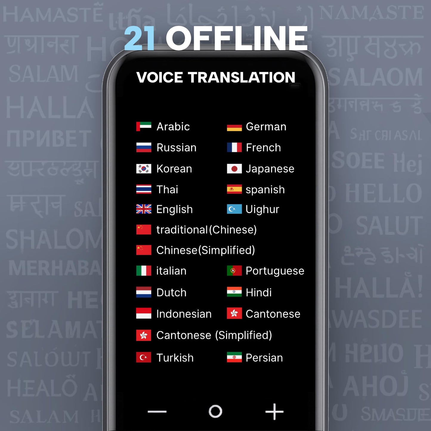 Language Translator Device AI Premium 2026 | 150 Languages | Online & Offline Voice + Photo Translation | 0.5s Ultra-Fast Accuracy | 4" HD Touchscreen | Smart Recording | Travel & Business Translator