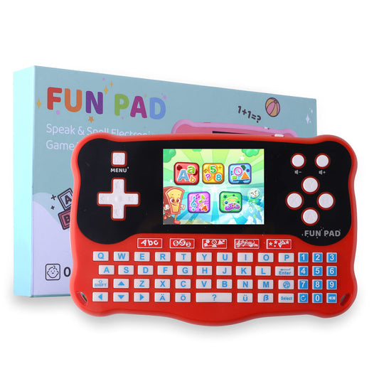LUHYAUAN Kids Tablet/Baby Learning Pad with 102 Activities/Toddler Tablet with ABC/Words/Music/Math Interactive Educational Electronic Toys Gifts Handheld Game for Preschool Boys Girls Ages 3-12