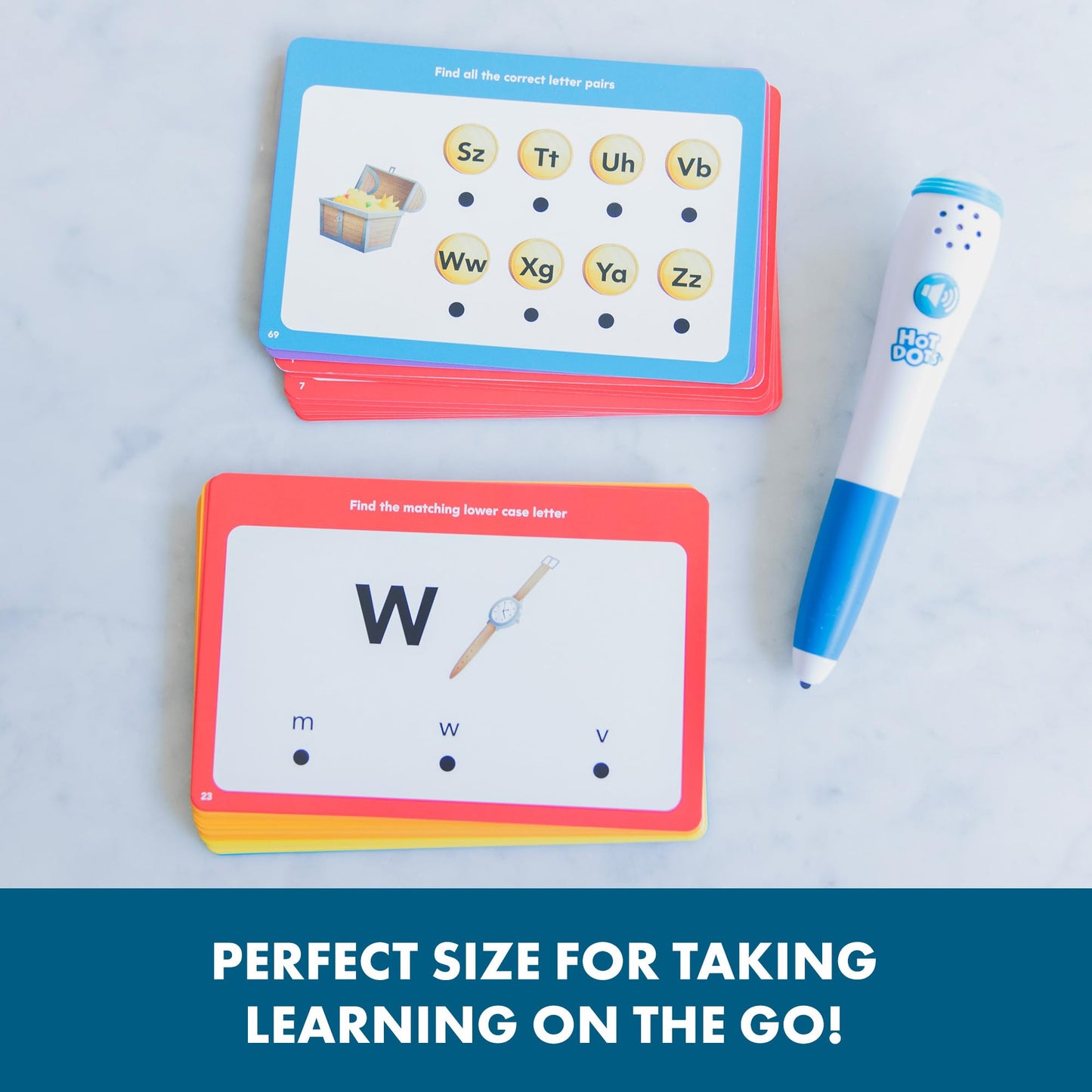 Educational Insights Hot Dots Alphabet Set with 72 Activities, Learn to Read Preschool Set with Interactive Pen, Ages 3+