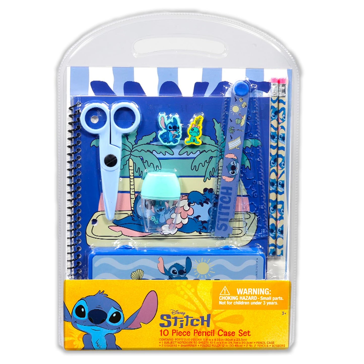 Lilo & Stitch School Supplies Set - Bundle with Disney Stitch Classroom Folder, Notebook, Pencils, Tattoos, and More | Stitch Back to School Supplies