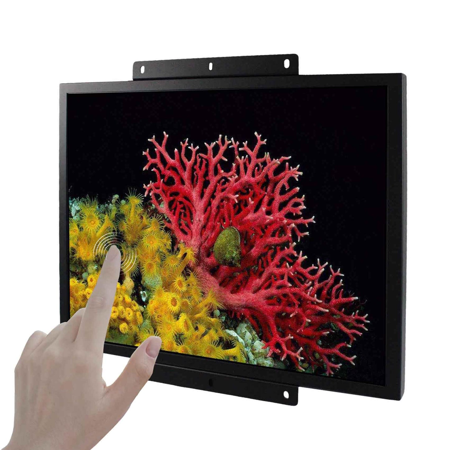 VSDISPLAY 19'' 1280x1024 IPS LCD Touchscreen Monitor 4:3 with VGA DVI Input for DIY Gaming/PC/Industrial Extra Display