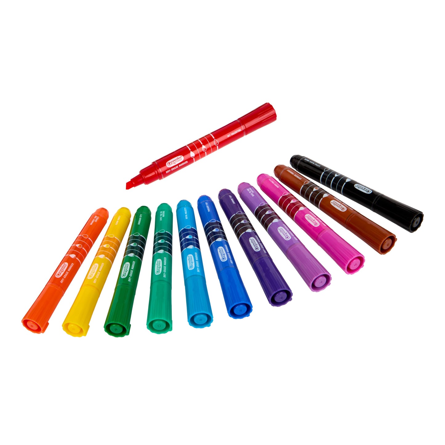 Crayola Take Note Dry Erase Markers for School (12ct) Teacher Classroom Supplies, Chisel Tip Whiteboard Markers, Must Haves