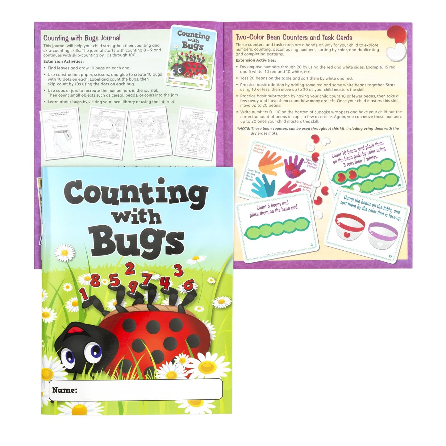 Really Good Stuff Family Engagement Math – Practice, Solve & Play Pack - PreK