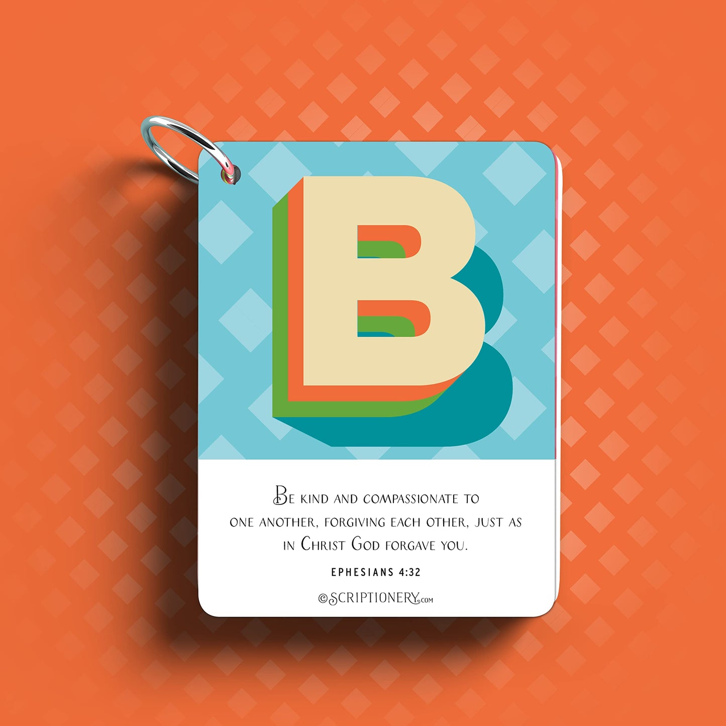 ABC Bible Verse Cards for Kids - Scripture Memory Flash Cards - Alphabet Bible Verses to Memorize A to Z - Christian Homeschool and Sunday School Gift - Scriptionery