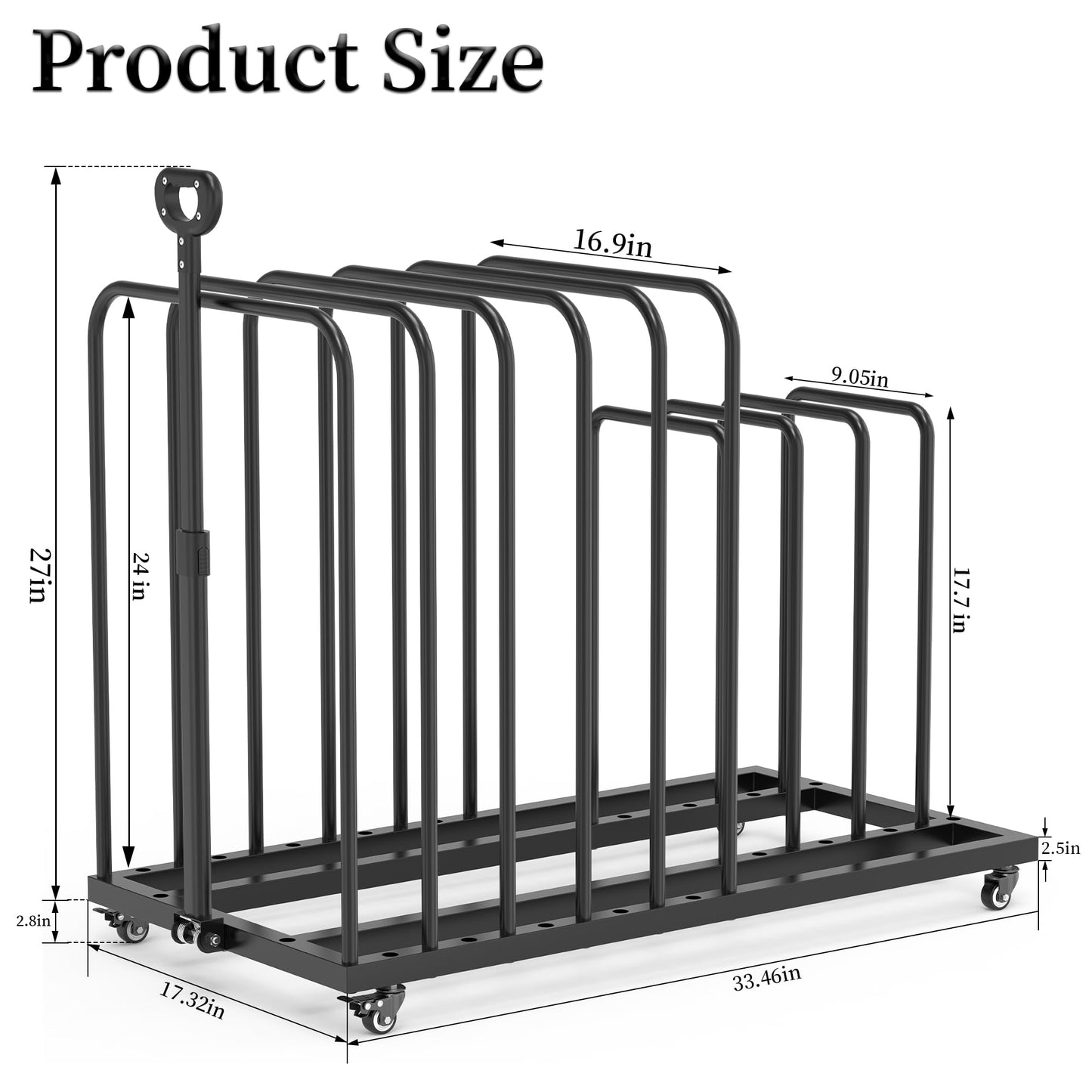 Tredre Art Storage Rack with Handle & Wheels, Adjustable Metal Art Drying Painting Rack, Large Canvas Storage Display Stand for Drawing Boards, Panel, Crafts, Art Studio, Classroom and Gallery