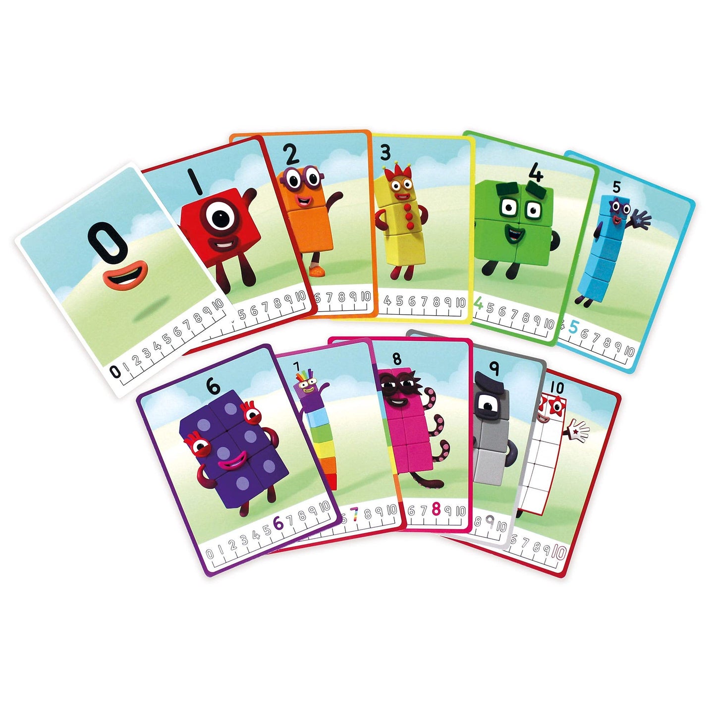 hand2mind MathLink Cubes Numberblocks 1-10 Activity Set, 30 Preschool Learning Activities, Counting Blocks, Linking Cubes, Educational Toys for Kids, Number Games, Math Manipulatives Kindergarten