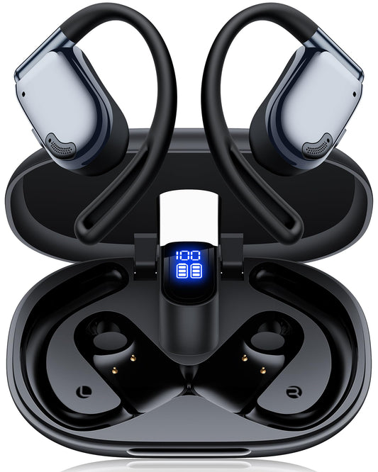AI Translation Earbuds Real Time 164 Languages Translator Ear Buds 90H Playtime Wireless Translating Earbuds with LED Display AI Headphones Audifonos Traductores for Travel Business Learning Graphite