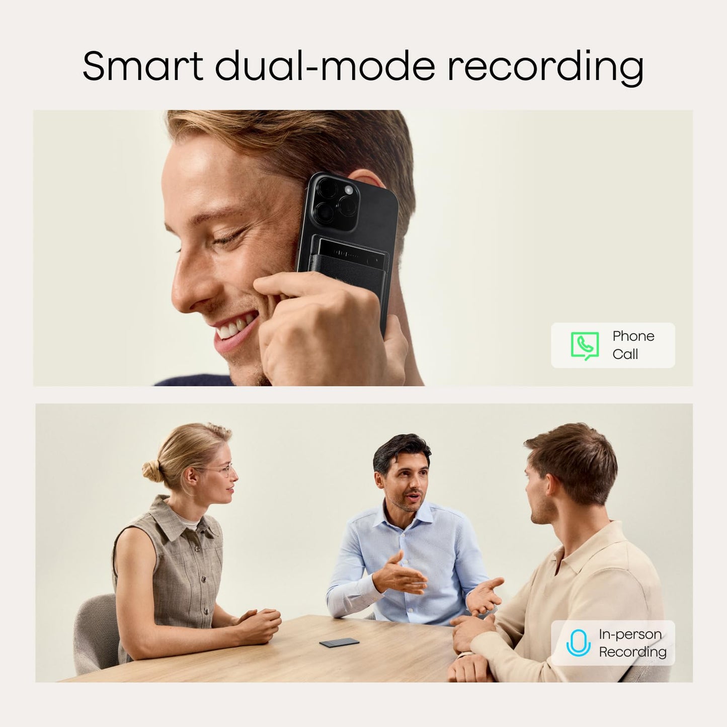 Plaud Note Pro AI Voice Recorder, Transcribe & Summarize with AI Note Taker for Meetings & Calls, Professionals & Teams, Supports 112 Languages, Ultra-Slim, InstantView Display, Case Included, Black
