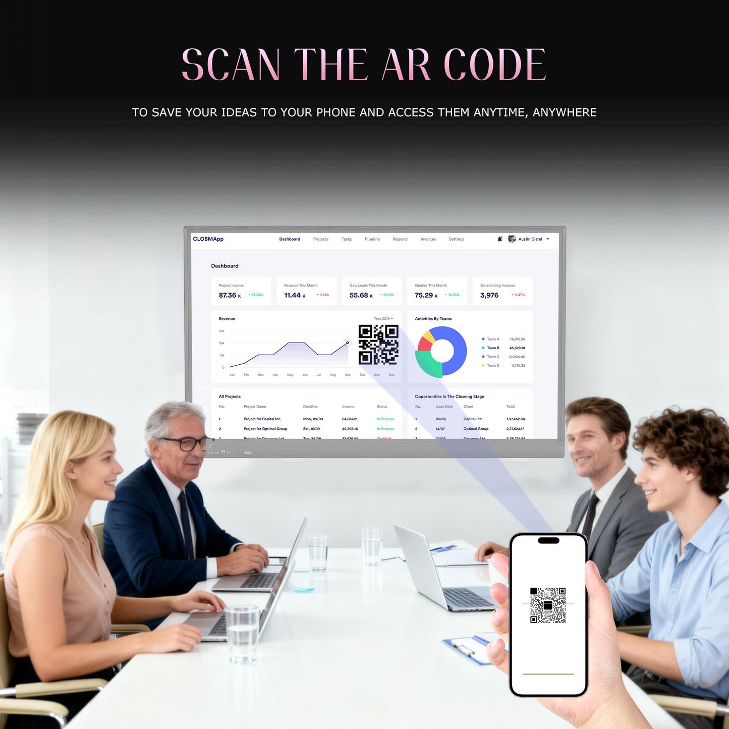 SELFIE CAT Dual-System 55'' Smart Digital Whiteboard for Office Classroom, Interactive Smart Board White Board for Electronic Presentation Meeting, Touchscreen Boards on Video Conference