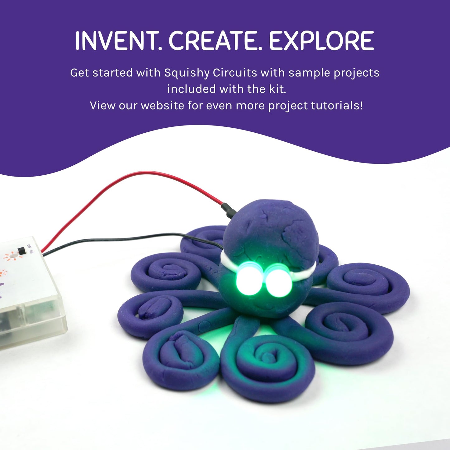 Squishy Circuits Deluxe Kit - Explore Electrical Circuits with Play Dough - STEM Science Kits for Kids Age 8-12 - Fun and Educational at Home, Classroom, Camp, and More!