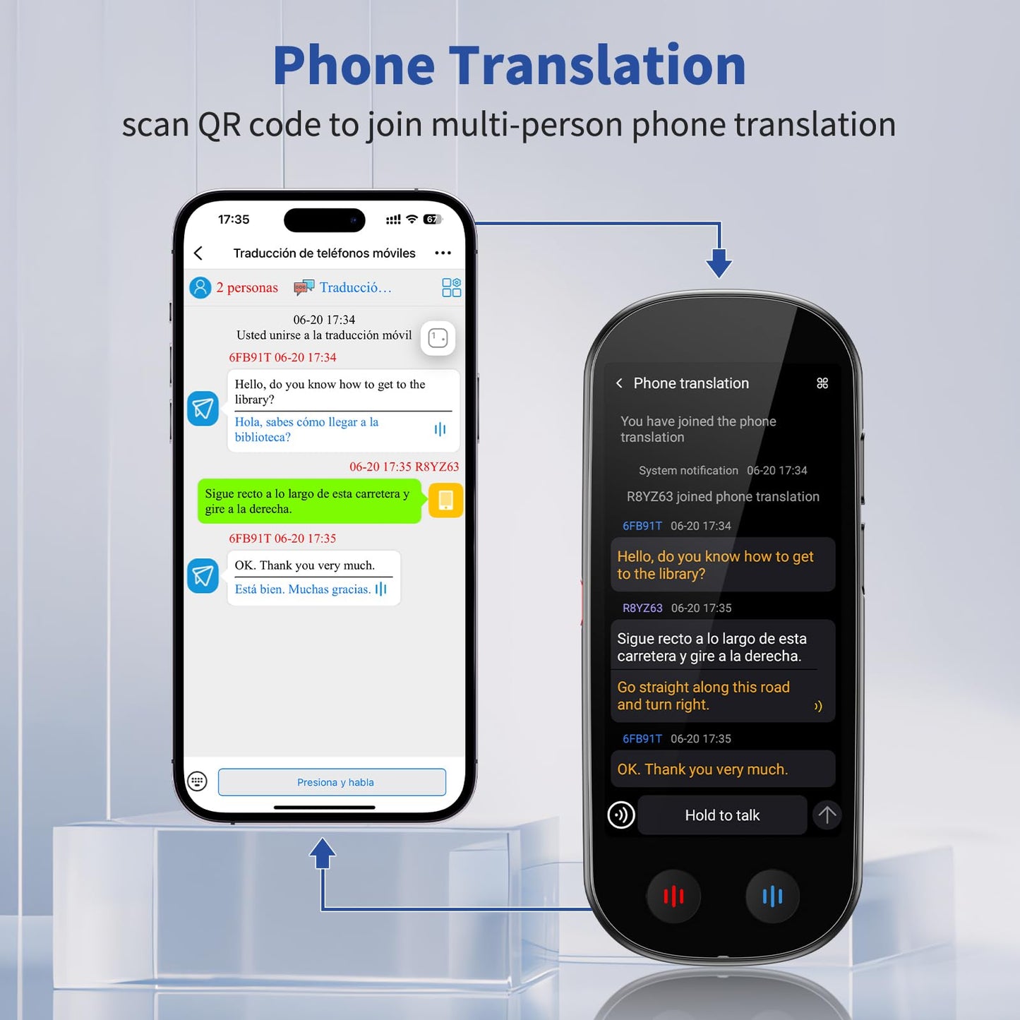 Ai Language Translator Device No WiFi Needed, Upgraded ChatGPT Translator, 150+ Languages Instant Two Way Translator Device, Offline/Recording/Photo/Voice Translatio for Business Learning