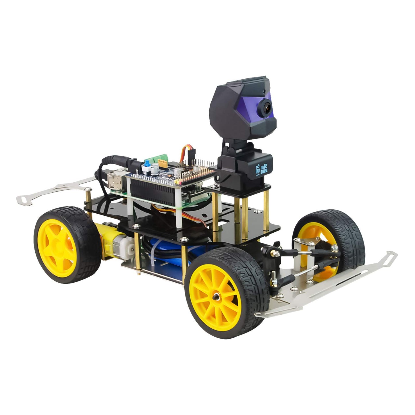XiaoR Geek Donkey Car Starter Kit Open Source DIY Self Driving Platform for Raspberry Pi Small Scale Cars (Without Raspberry Pi)