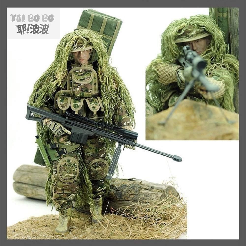 YEIBOBO ! Highly Detail Special Forces 12inch Action Figure SWAT Team (Sniper - All Terrain)