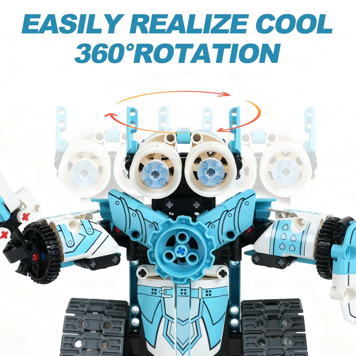 ToyFuntasy 3 in 1 Robot Building Kits for Kids - STEM Birthday Gifts for 6 7 8 9 10 11 12+ Year Old Boys - Educational DIY Science Projects, Robotics Toys with APP & Remote Control