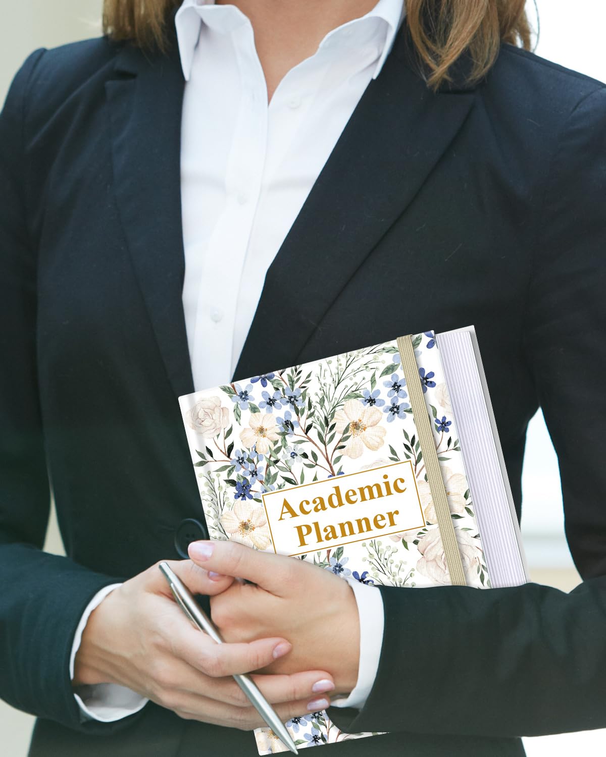 Academic Planner for 2026-2027 or Anytime – 5.8" x 8.5" Undated Weekly Student Planner For Homeschool, High School, College & Nursing Students, 200 Pages, Crushed Flower