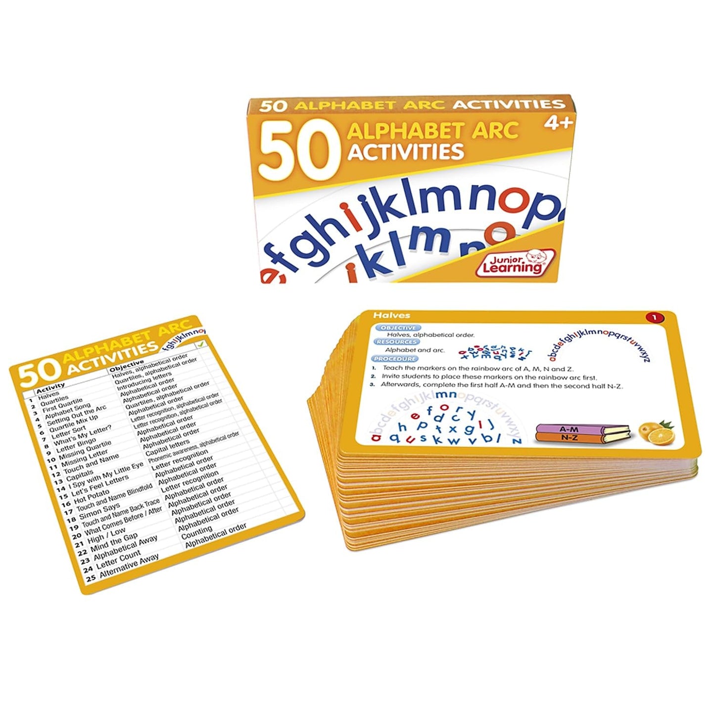 Junior Learning 50 Alphabet Arc Activities Educational Action Games