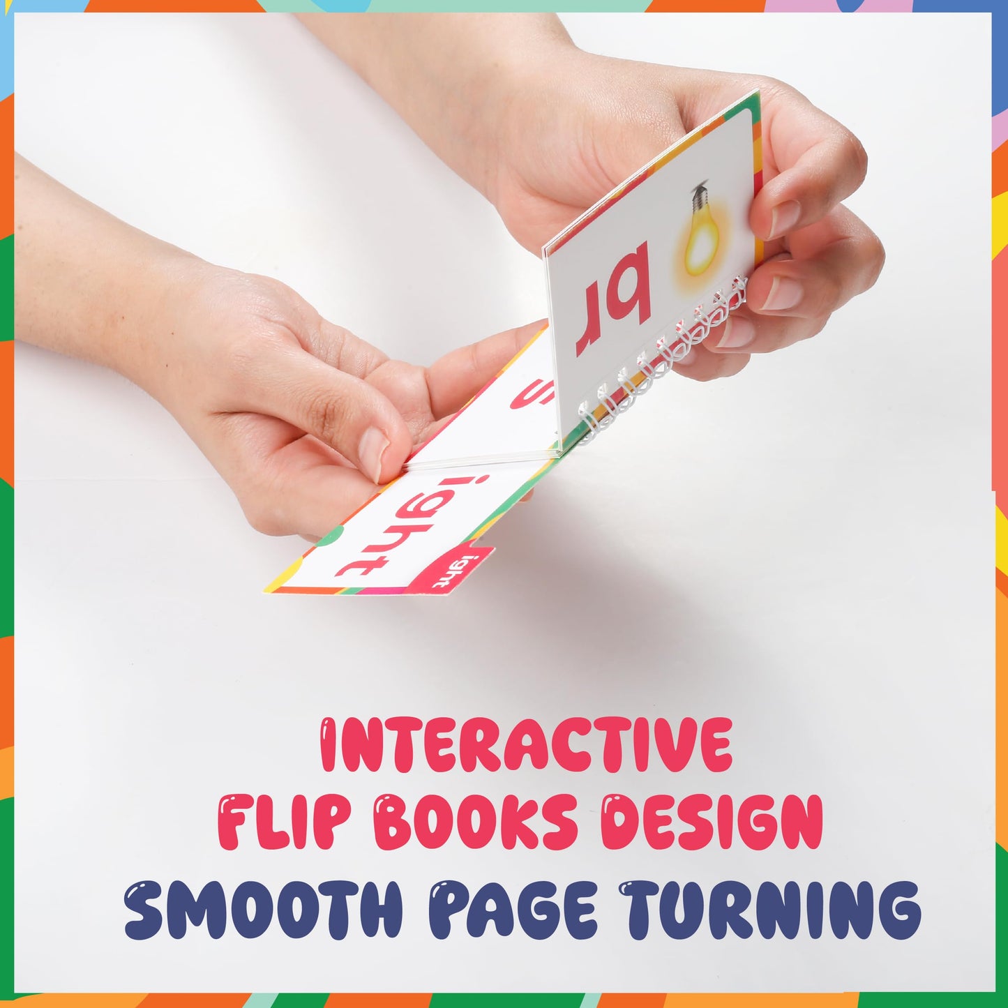30 Read and Rhyme Flip Books, Phonics Flash Cards, Word Family Build Book, Learn to Read Sight Words Flash Cards Kindergarten, Phonics Flip Books for Kids Preschool Learning Activity, Reading Games