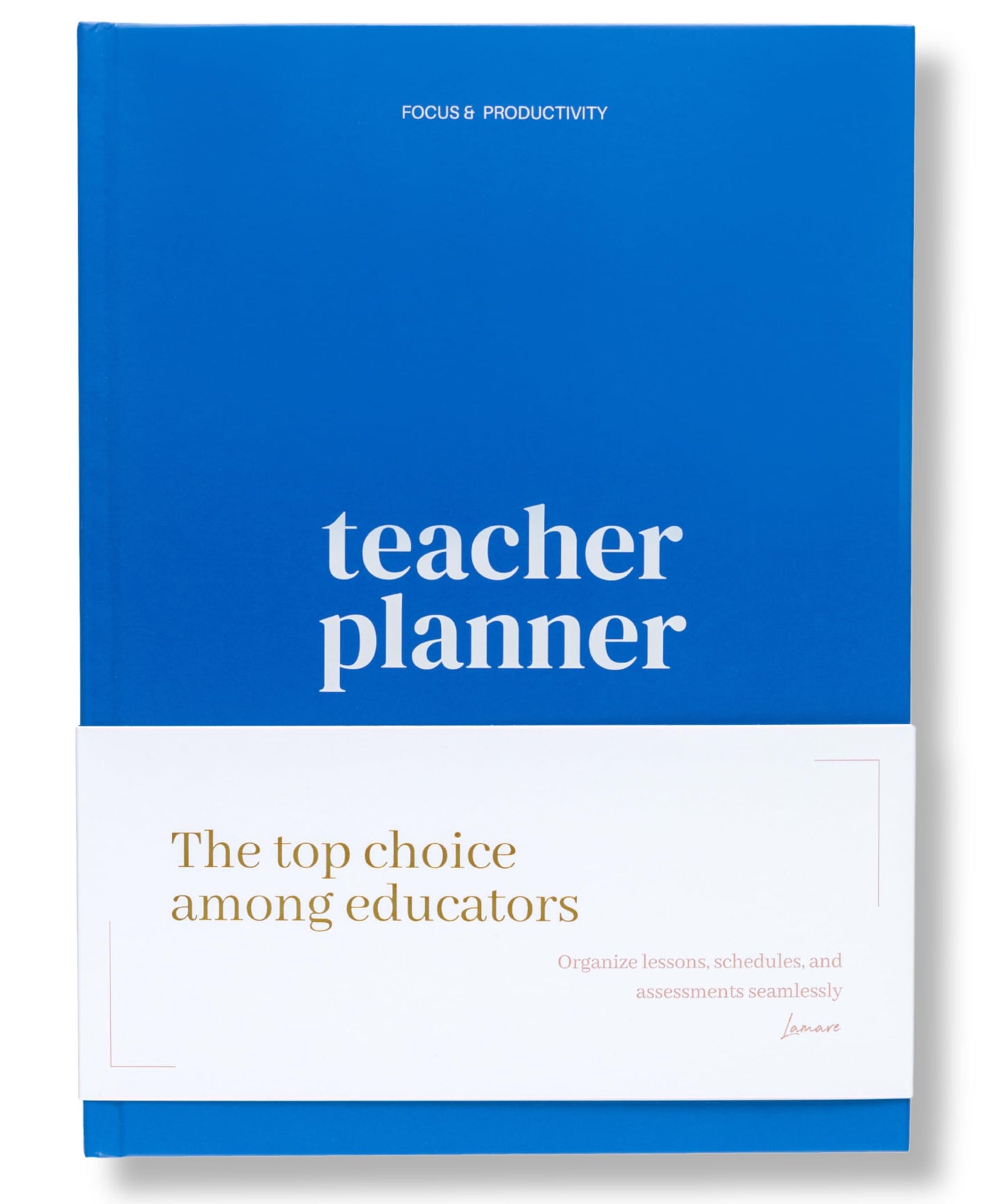 Lamare Teacher Planner 2026-2027 – Hardcover Undated Planner & Lesson Planner Book for Teachers with Class Schedule, Student Info & Weekly Planning - 8x11"
